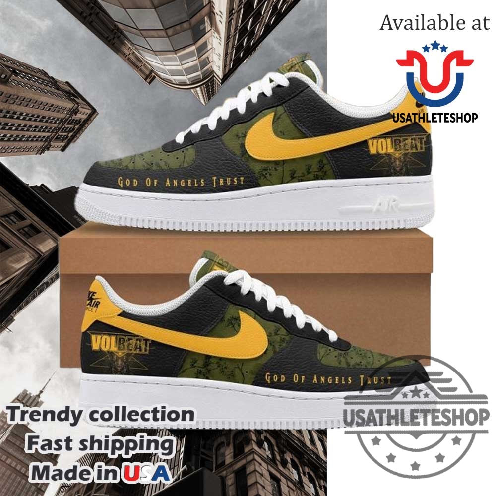 Volbeat God Of Angels Trust Band Air Force 1 Shoes