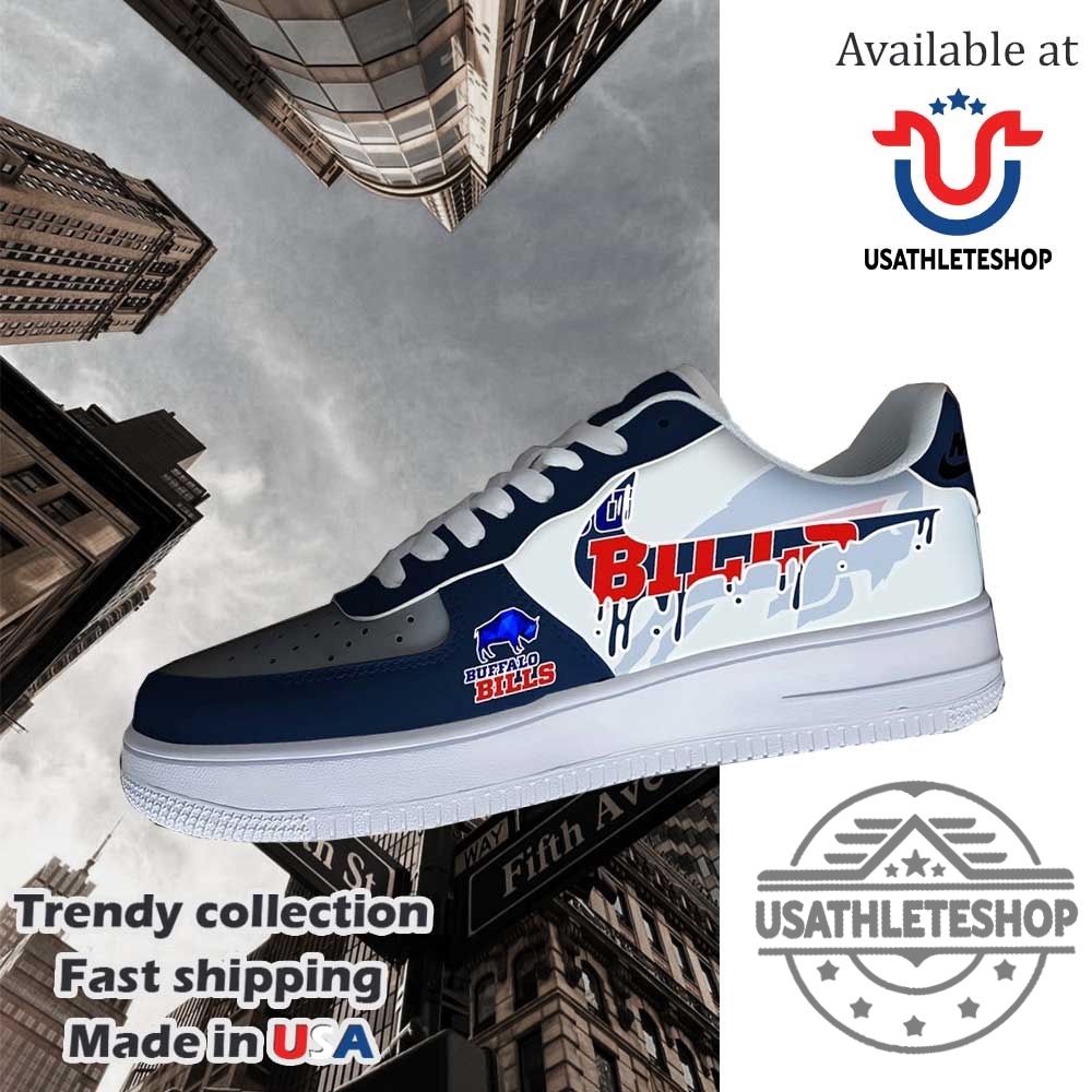Nfl Buffalo Bills Team Logo Unique Air Force 1 Shoes Running Sneakers 3 NFL Buffalo Bills Team Logo Unique Air Force 1 Shoes Running Sneakers