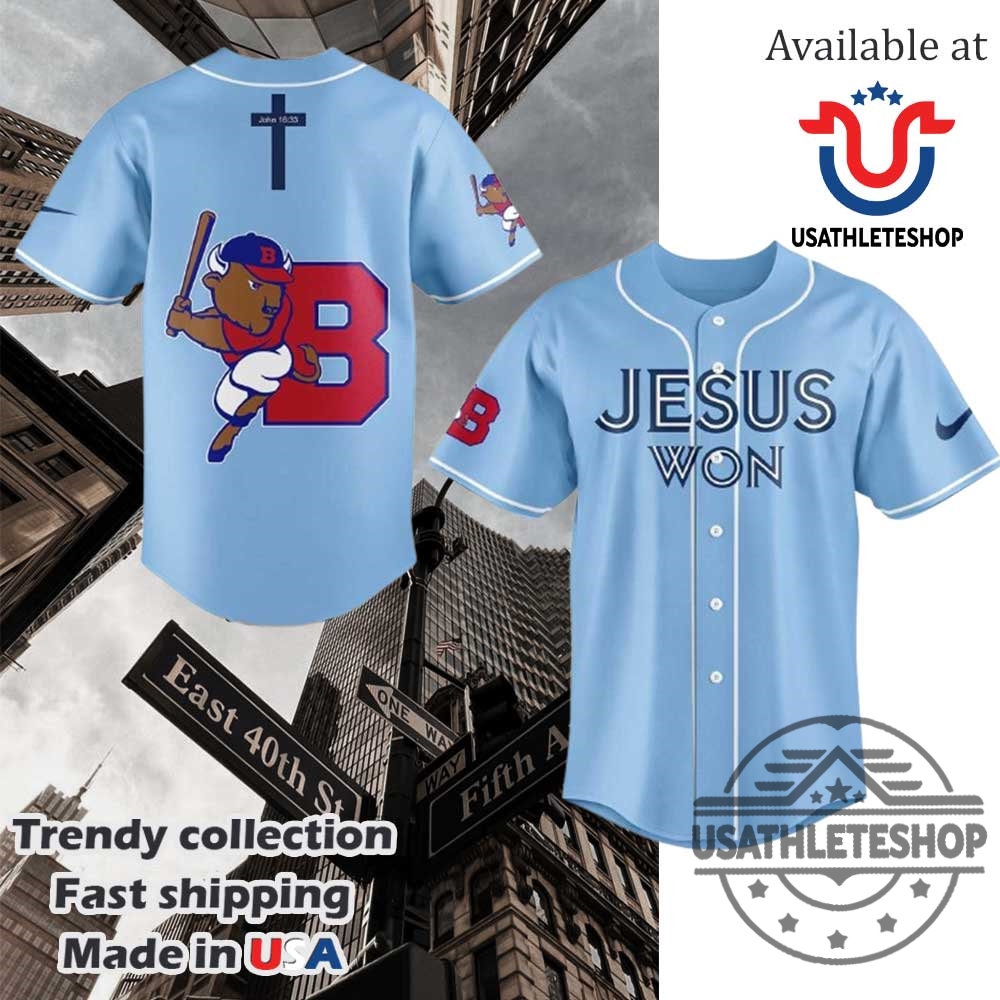 Buffalo Bisons Jesus Won 2025 Baseball Jersey