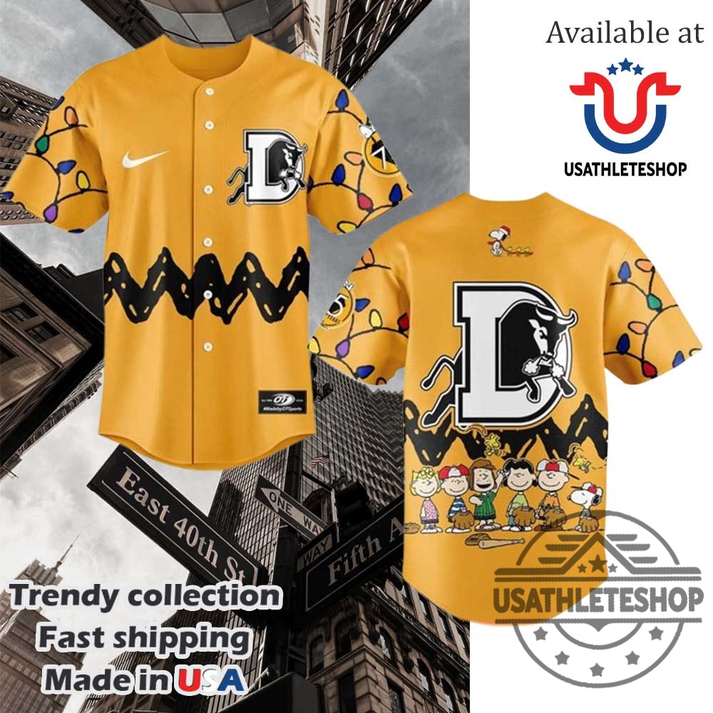Durham Bulls X Peanuts Baseball Jersey