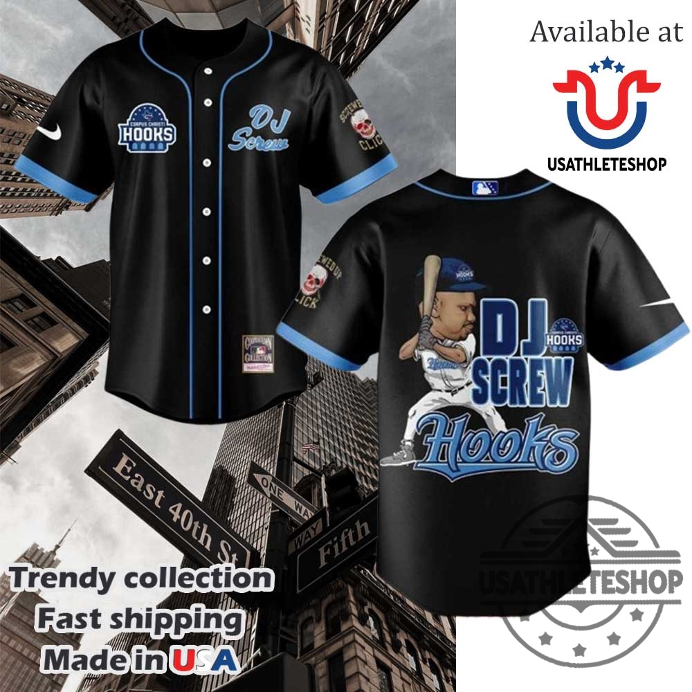 Corpus Christi Hooks X Dj Screw Baseball Jersey