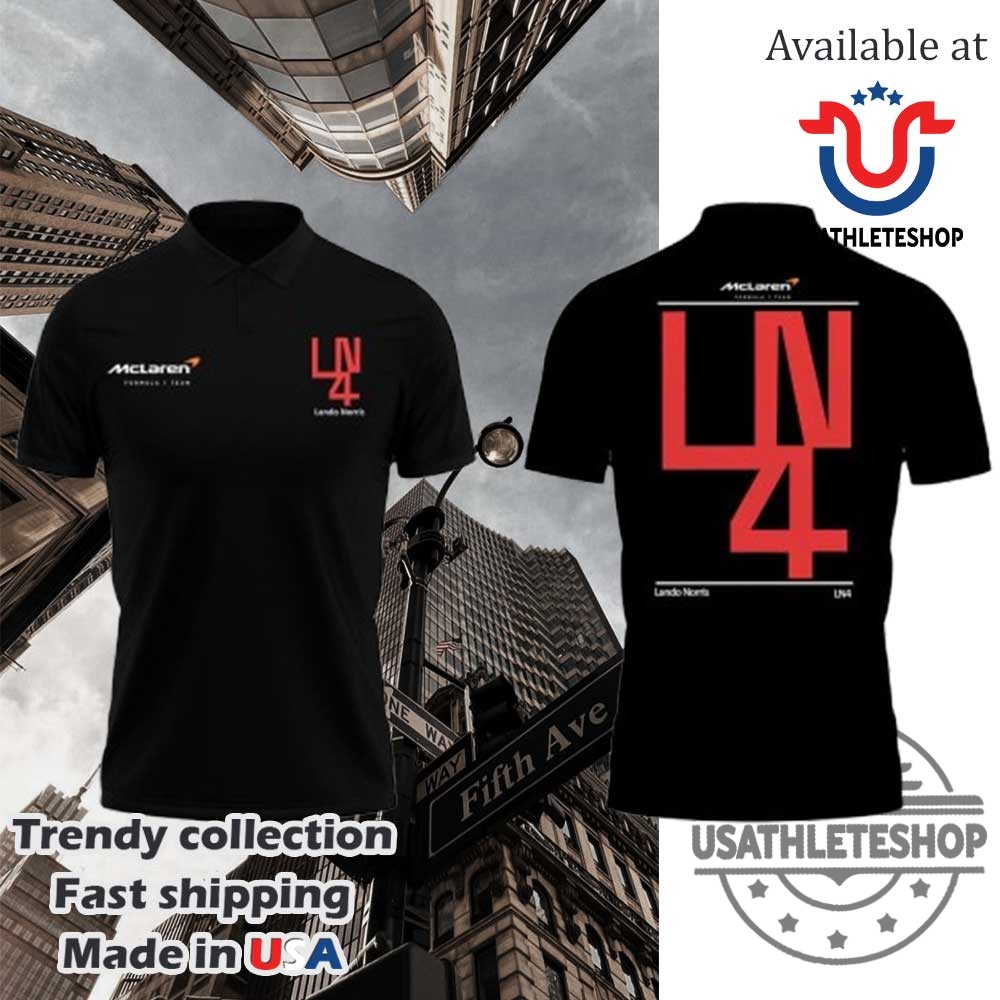 "Top 5 Limited Edition Sports Polo Shirts for 2024-2025 Fans" 2 Lando Norris Silverstone Mclaren F1 Team Black Polo Shirt