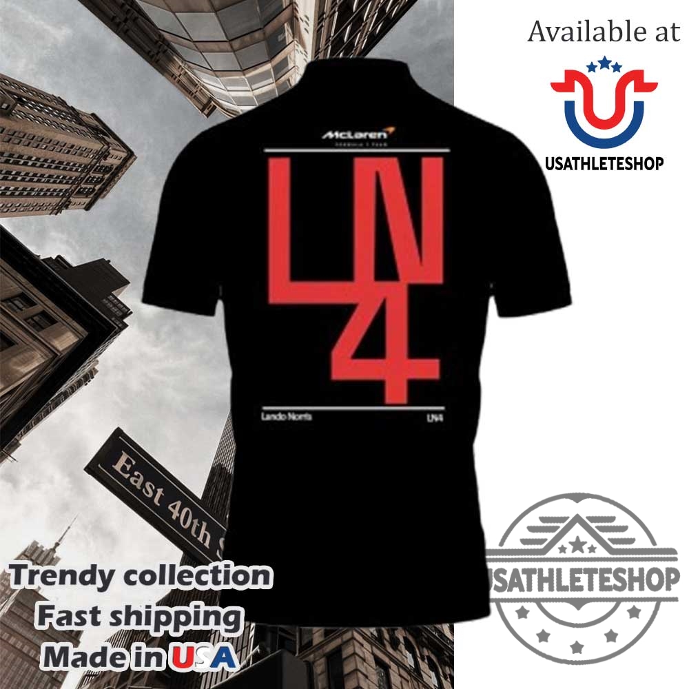 Lando Norris Silverstone Mclaren F1 Team Black Polo Shirt 5 Lando Norris Silverstone McLaren F1 Team Black Polo Shirt