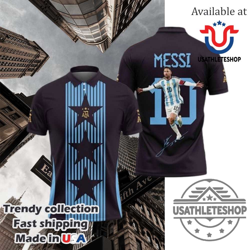 "Top 5 Limited Edition Sports Polo Shirts for 2024-2025 Fans" 5 Lionel Messi X Argentina Limited Edition 2024 Polo Shirts