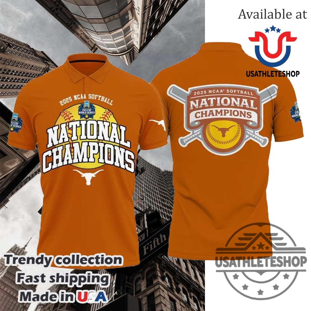 "Top 5 Limited Edition Sports Polo Shirts for 2024-2025 Fans" 6 Texas Longhorns Softball Womens College World Champions 2025 Polo Shirt