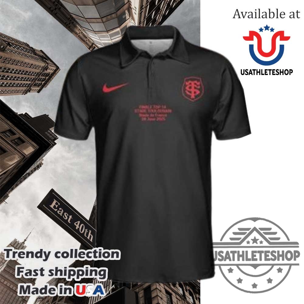 Stade Toulousain 24X Champions De France 2025 Polo Shirt 3 Stade Toulousain 24X Champions De France 2025 Polo Shirt