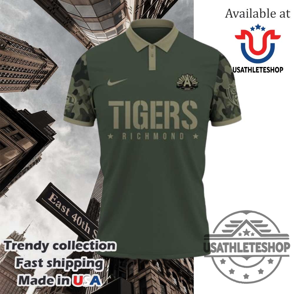 Richmond Tigers X Anzac Day Limited Edition Polo Shirt 5 Richmond Tigers x Anzac Day Limited Edition Polo Shirt