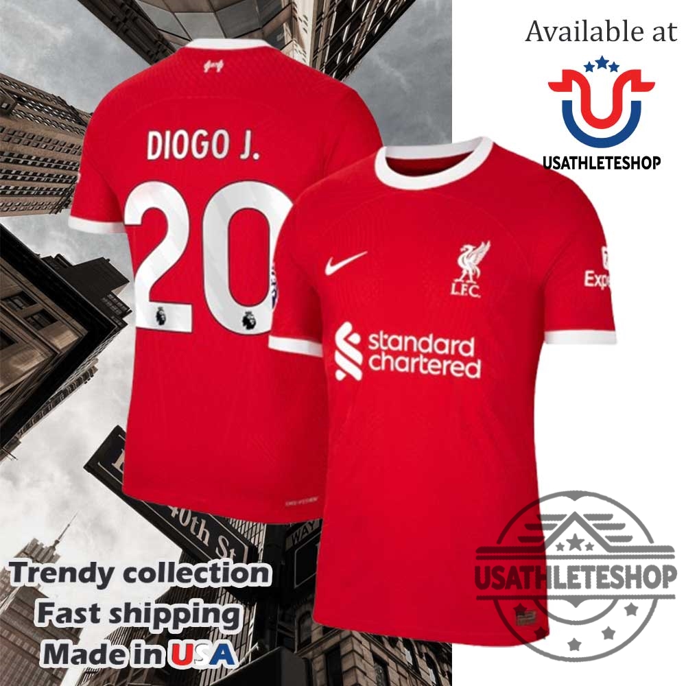 "Top 5 Limited Edition Sports Polo Shirts for 2024-2025 Fans" 13 Diogo Jota Liverpool Nike 202324 Home Authentic Player Shirt
