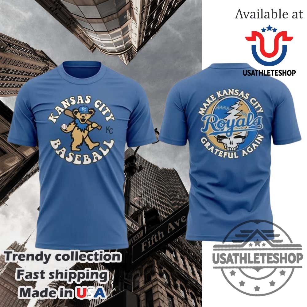 Kansas City Royals Grateful Dead Night Tshirt