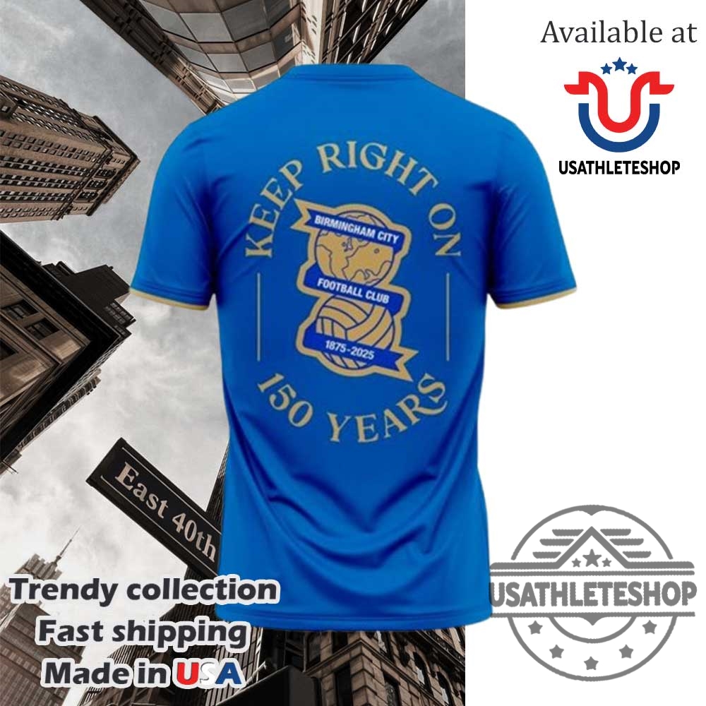 Birmingham City 2526 150 Years Anniversary Tshirt 4 Birmingham City 25-26 150 Years Anniversary T-Shirt