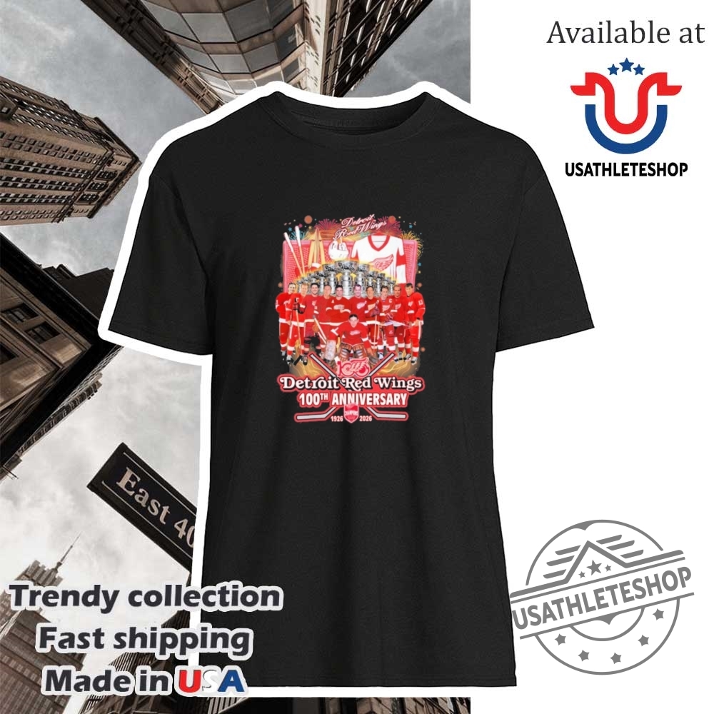 Detroit Red Wings 100Th Anniversary 19262026 Shirt