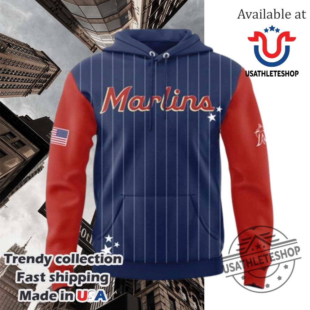 Miami Marlins Team Usa Heritage Series Hoodie 5 Miami Marlins Team USA Heritage Series Hoodie