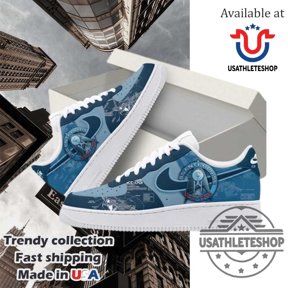"Explore Exclusive 2025 Sneakers: Jurassic, Herbie, Keyshia, PSG, Star Trek" 6 Star Trek Uss Enterprise Air Force 1 Boldly Go Where No Sneaker Has Gone Before