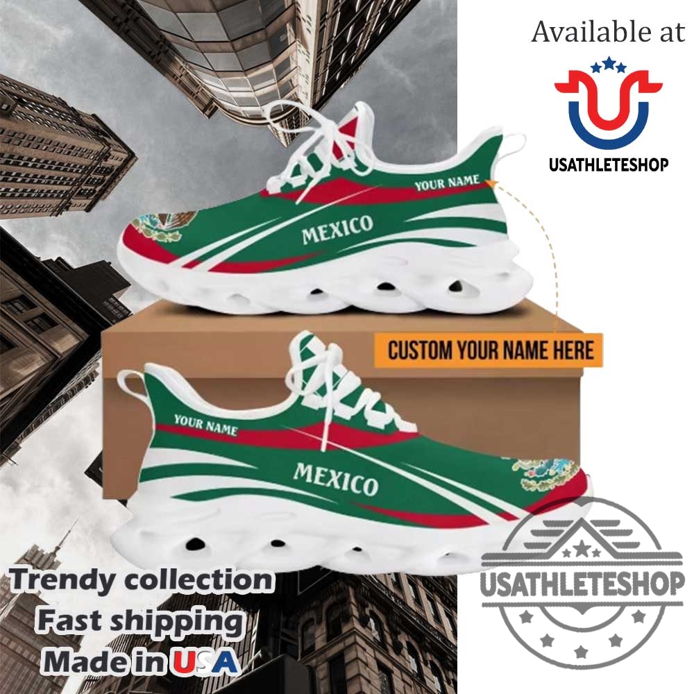 "Explore Exclusive 2025 Sneakers: Jurassic, Herbie, Keyshia, PSG, Star Trek" 8 Custom Mexico Flag Running Shoes Wear Your Pride Personalize Your Stride