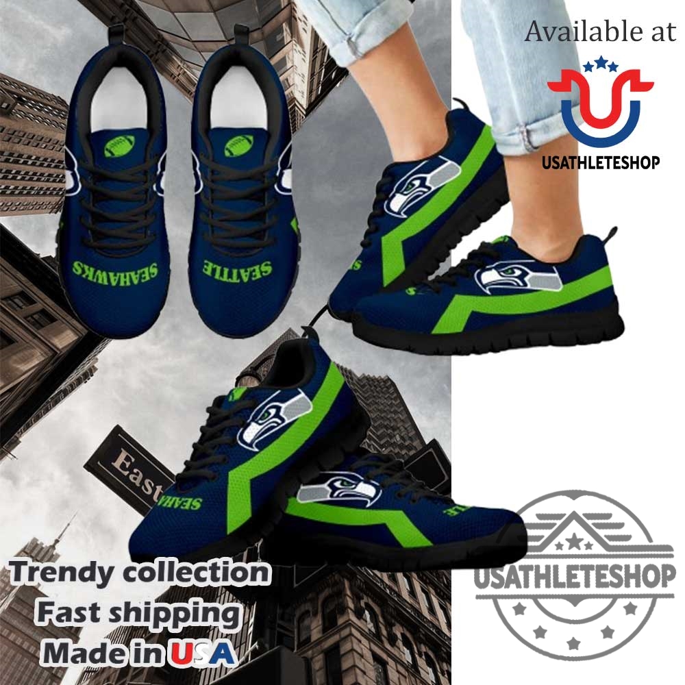 "Explore Exclusive 2025 Sneakers: Jurassic, Herbie, Keyshia, PSG, Star Trek" 9 Seattle Seahawks Line Logo Sneakers Conquer The Field Own The Street