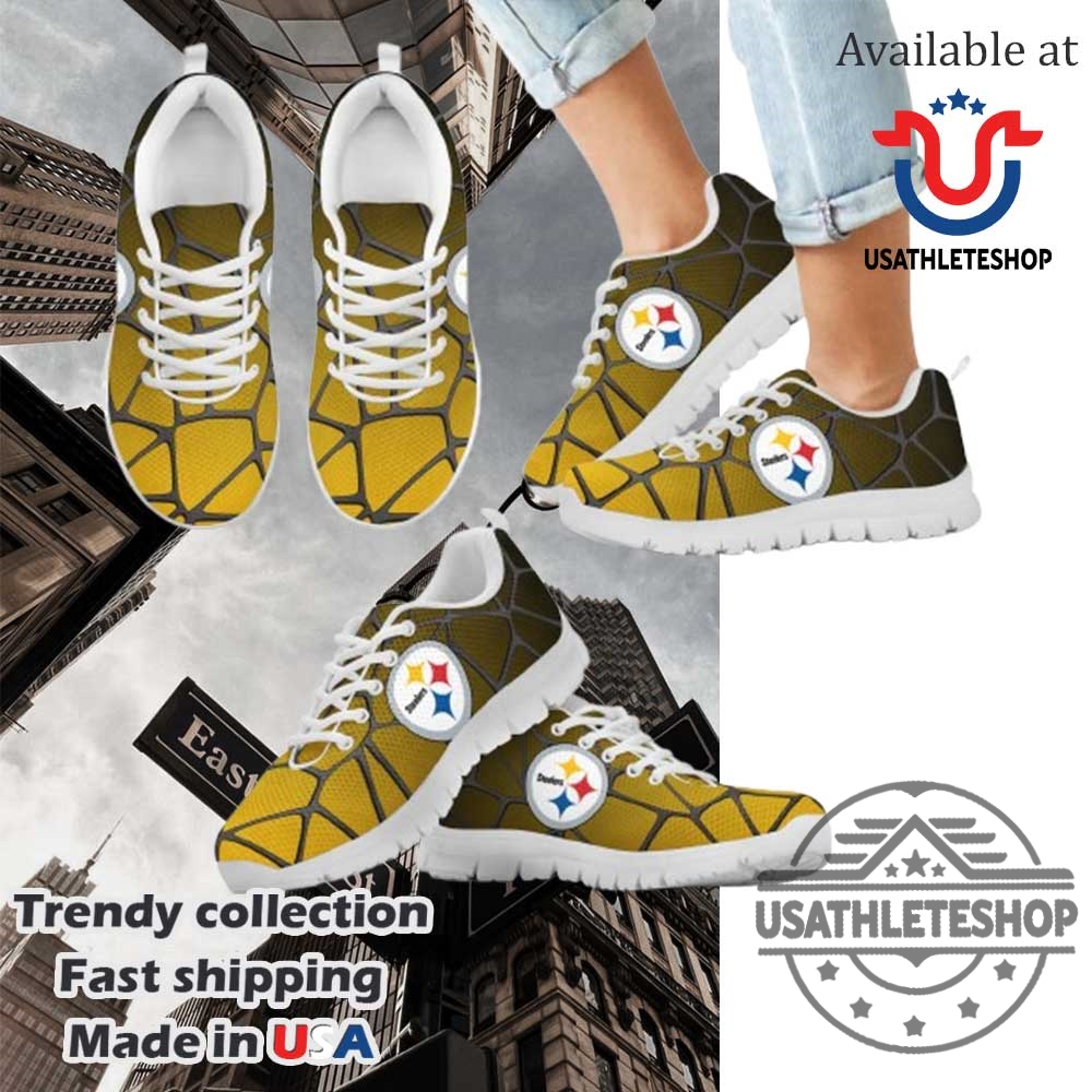 "Explore Exclusive 2025 Sneakers: Jurassic, Herbie, Keyshia, PSG, Star Trek" 12 Pittsburgh Steelers Gradient Air Cushion Sneakers Unleash Your Team Colors