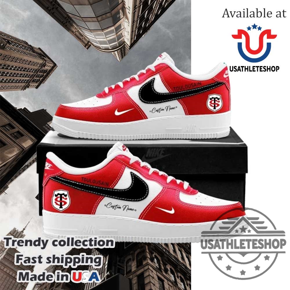 "Explore Exclusive 2025 Sneakers: Jurassic, Herbie, Keyshia, PSG, Star Trek" 29 Stade Toulousain Rugby Custom Air Force 1 French Flair Rugby Power