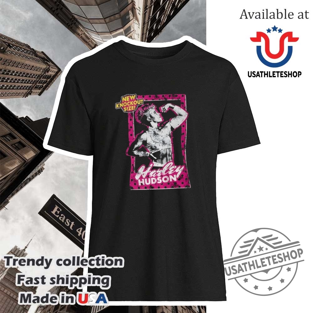 "Celebrate With Unique Anniversary Shoes and Commemorative Sports Shirts" 18 Harley Hudson New Knockout Size Portrait Shirt