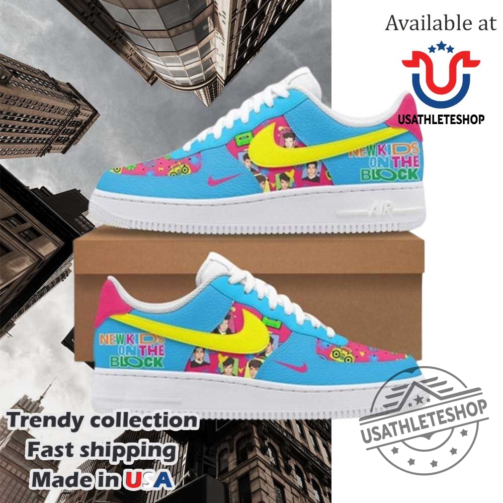 "Celebrate With Unique Anniversary Shoes and Commemorative Sports Shirts" 21 New Kids On The Block Nike Air Force 1 Shoes