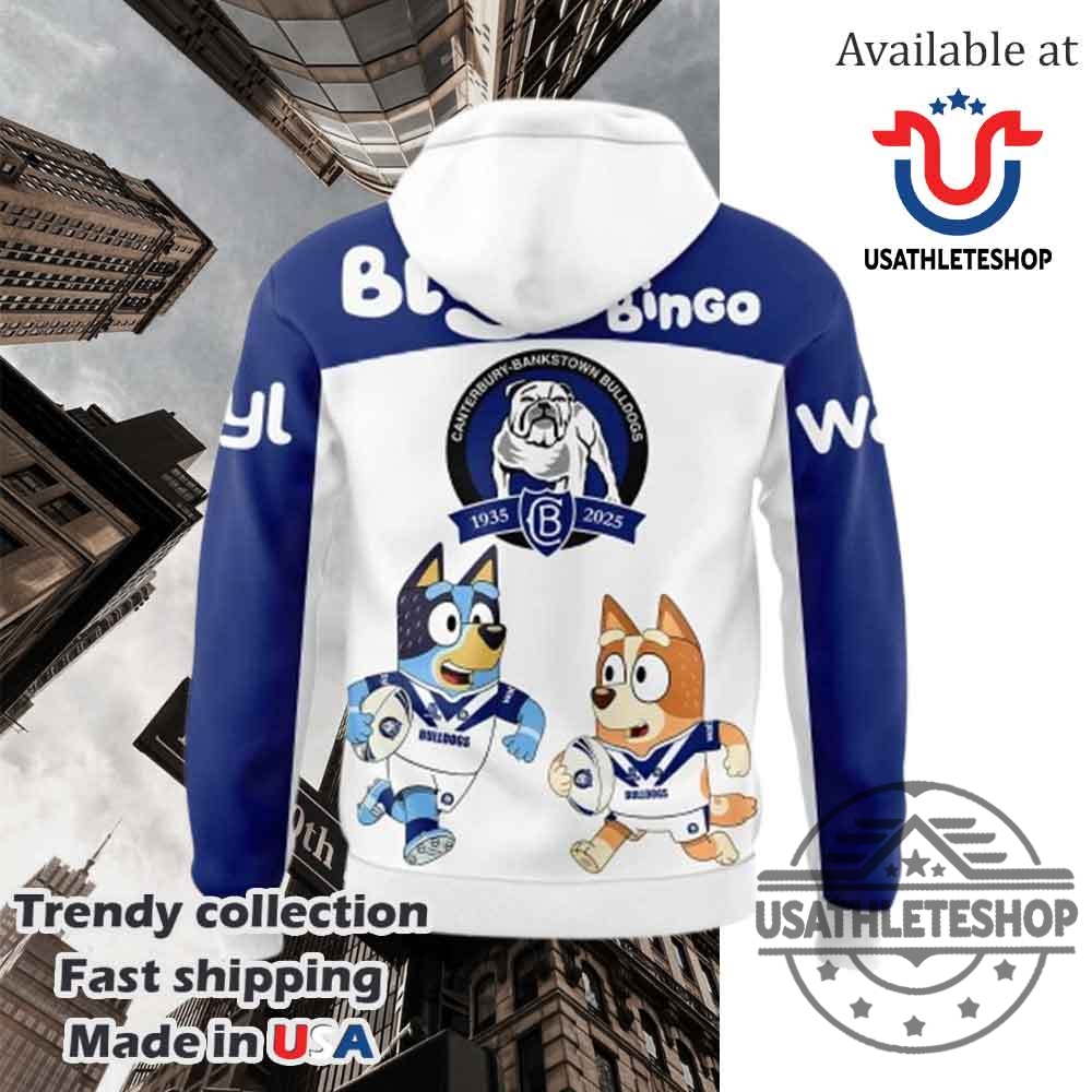 Canterbury Bulldogs Bluey And Bingo Hoodie 6 Canterbury Bulldogs Bluey and Bingo Hoodie