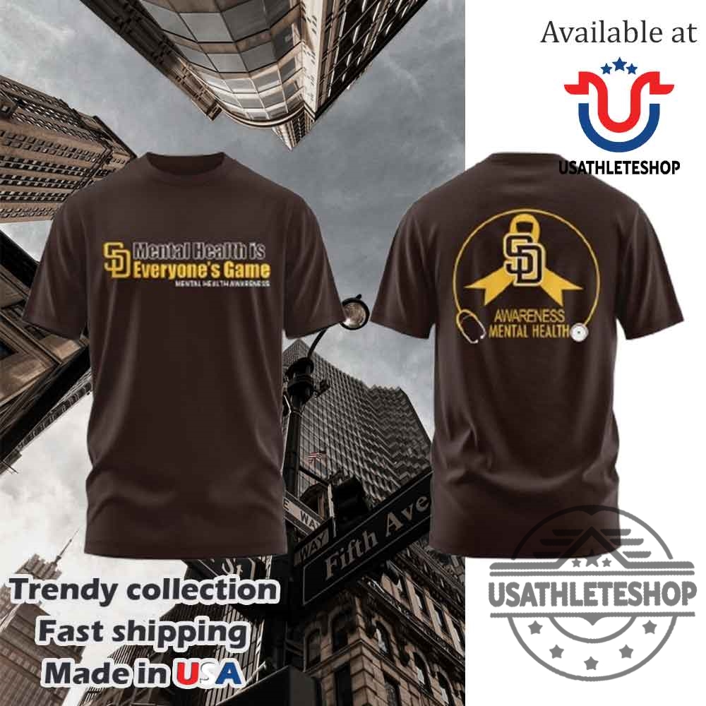 "Top 5 Must-Have 2025 Sports T-Shirts and Hoodies Revealed" 9 2025 Diego Padres Mental Health Awareness Night Tshirt Hoodie