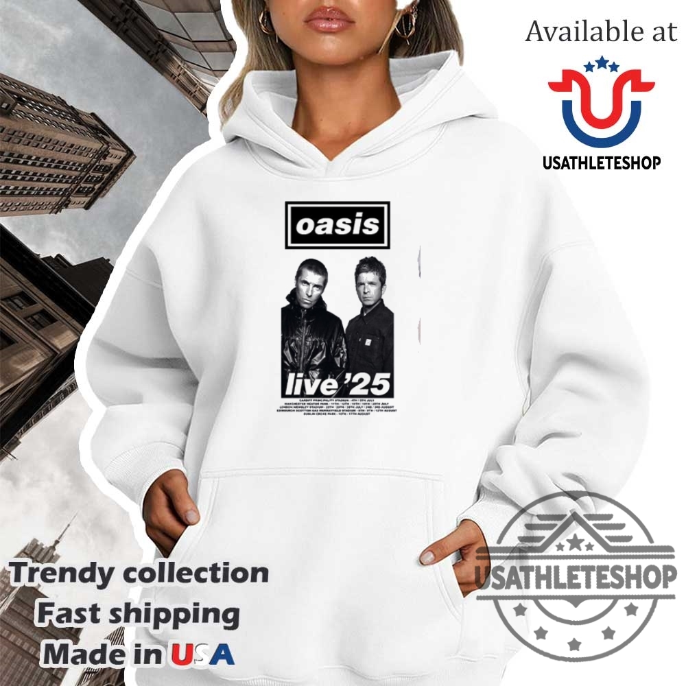 Oasis Live 25 Tour Tshirt 4 Oasis Live 25 Tour T-Shirt
