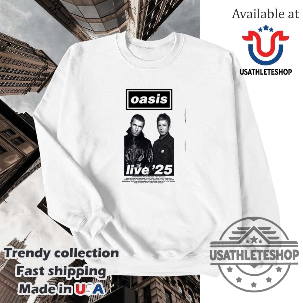Oasis Live 25 Tour Tshirt 5 Oasis Live 25 Tour T-Shirt