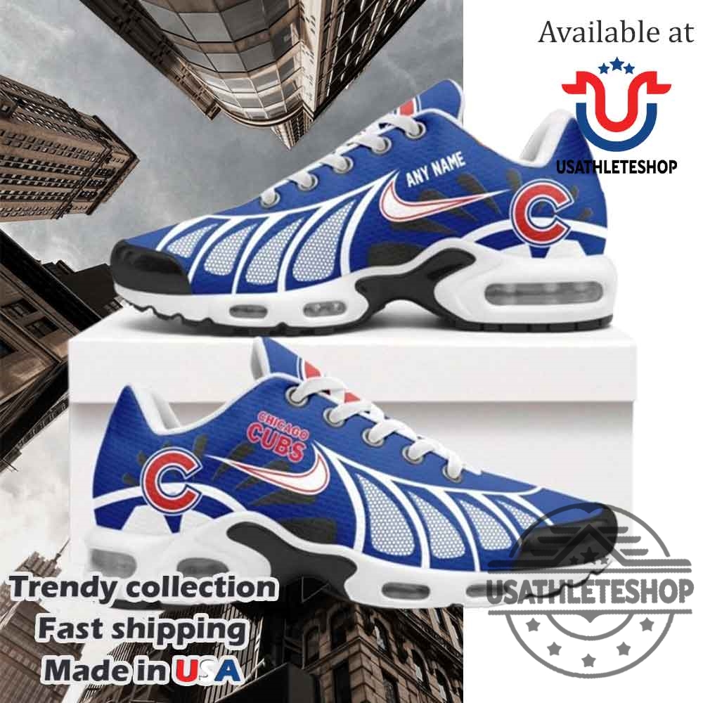 "Custom Air Max Plus Shoes & Unique Shirts for Sports Fans" 20 Mlb Chicago Cubs Custom Air Max Plus Shoes