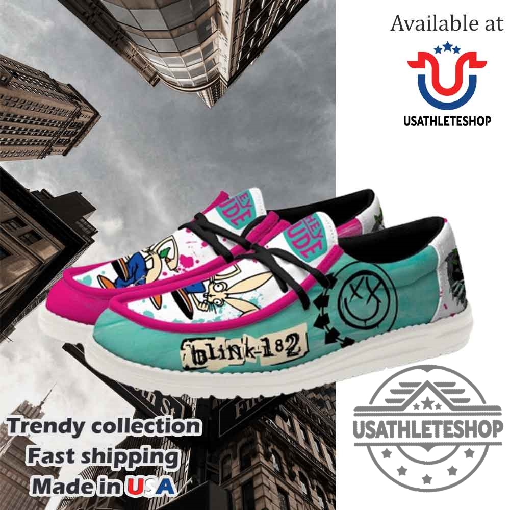 Blink182 Skanking Bunny Limited Edition Hey Dude Shoes 5 Blink-182 Skanking Bunny Limited Edition Hey Dude Shoes