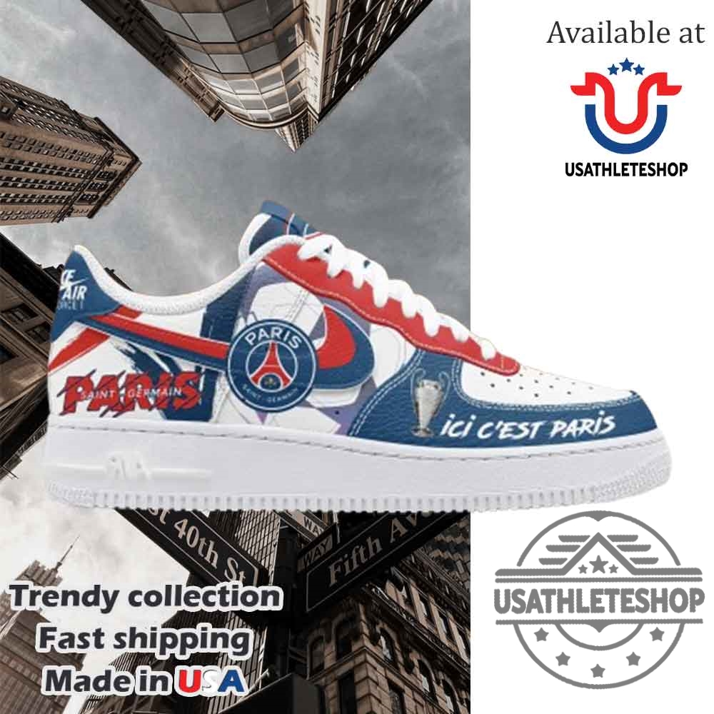Paris Saint Germain Uefa Champions League Winner Ici Cest Paris Air Force Shoes 4 Paris Saint Germain Uefa Champions League Winner Ici Cest Paris Air Force Shoes usathleteshop 2