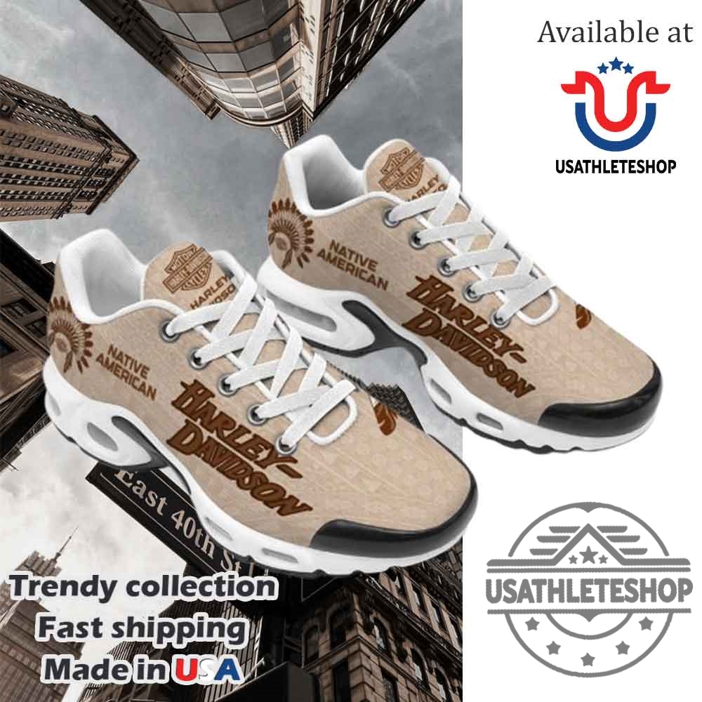 Harley Davidson Native American Limited Edition Custom Air Max Plus Shoes