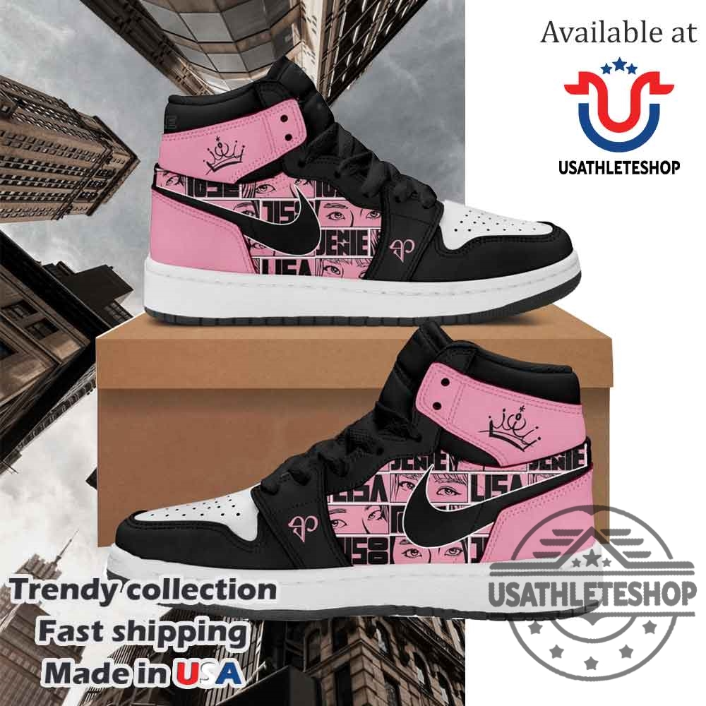 Custom Nike Air Jordan 1 Style Blackpink Inspired Sneakers