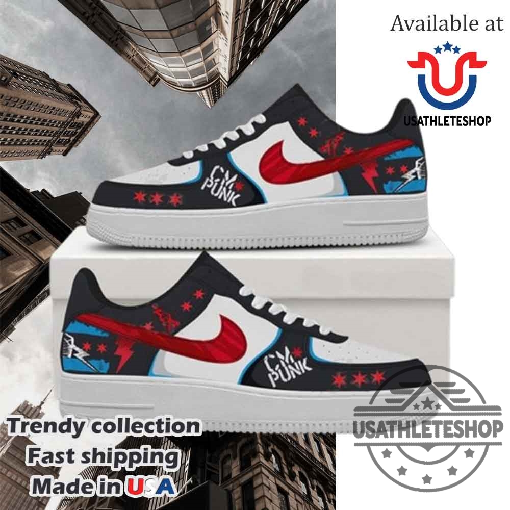 "Top Customized Sneakers: Unique Air Jordans and WWE Air Force 1s" 6 Cm Punk Wwe Wrestlemania 41 Air Force 1