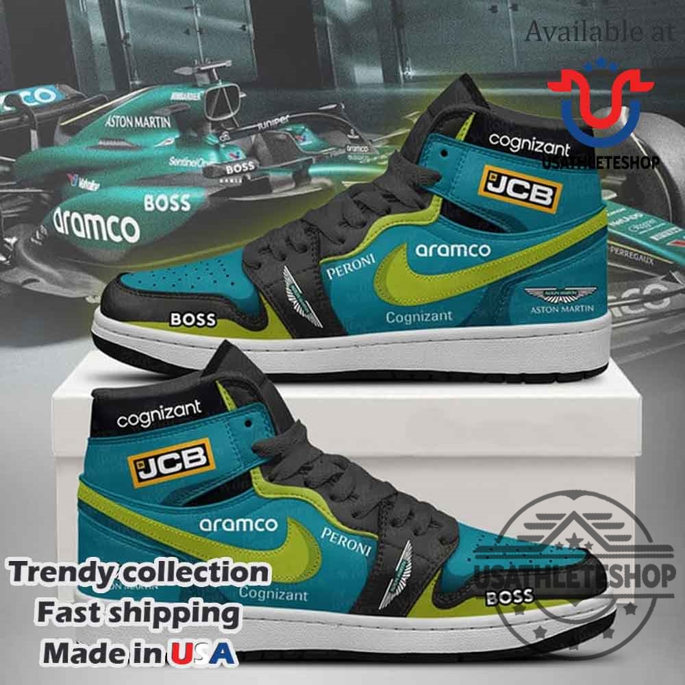 "Top Customized Sneakers: Unique Air Jordans and WWE Air Force 1s" 7 Aston Martin Petronas Formula 1 J1 Shoes