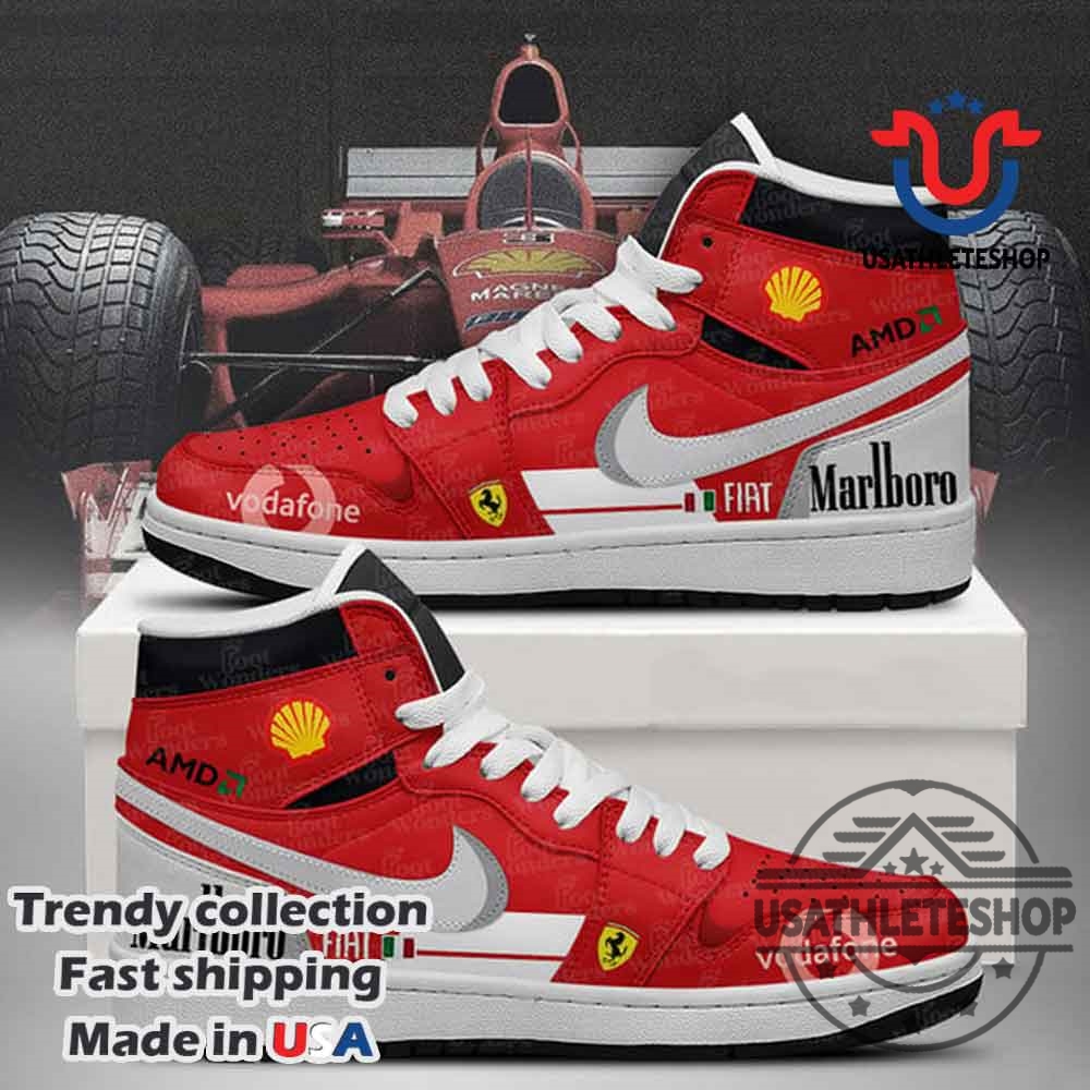 "Top Customized Sneakers: Unique Air Jordans and WWE Air Force 1s" 10 Sumacher Ferrari Formula 1 J1 Shoes