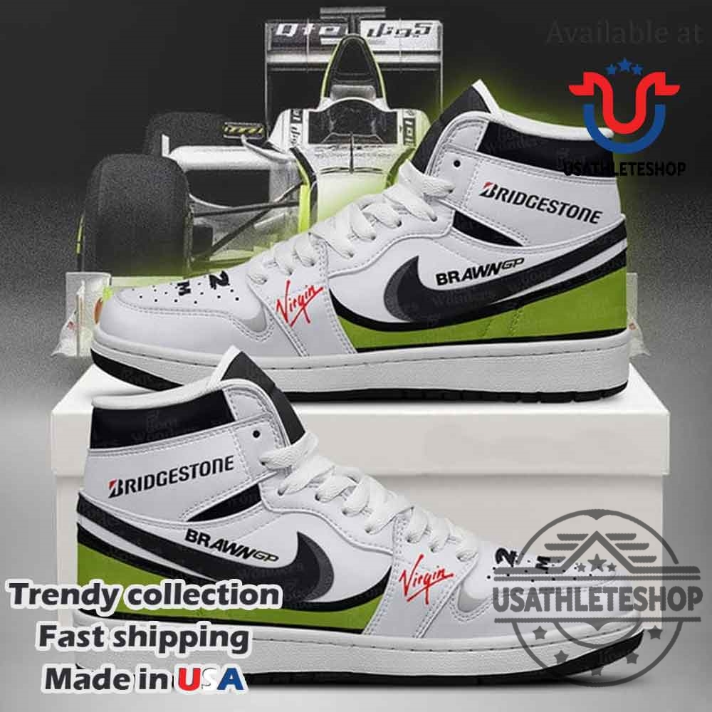 "Top Customized Sneakers: Unique Air Jordans and WWE Air Force 1s" 11 Jenson Button Brawn J1 Shoes