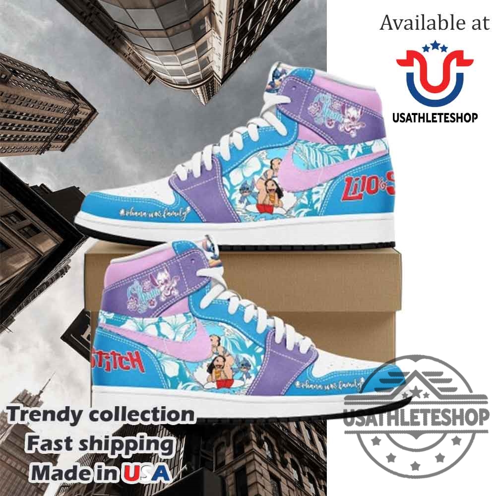 "Top Customized Sneakers: Unique Air Jordans and WWE Air Force 1s" 15 Stitch Hawaii Summer Nike Air Jordan 1 Shoes