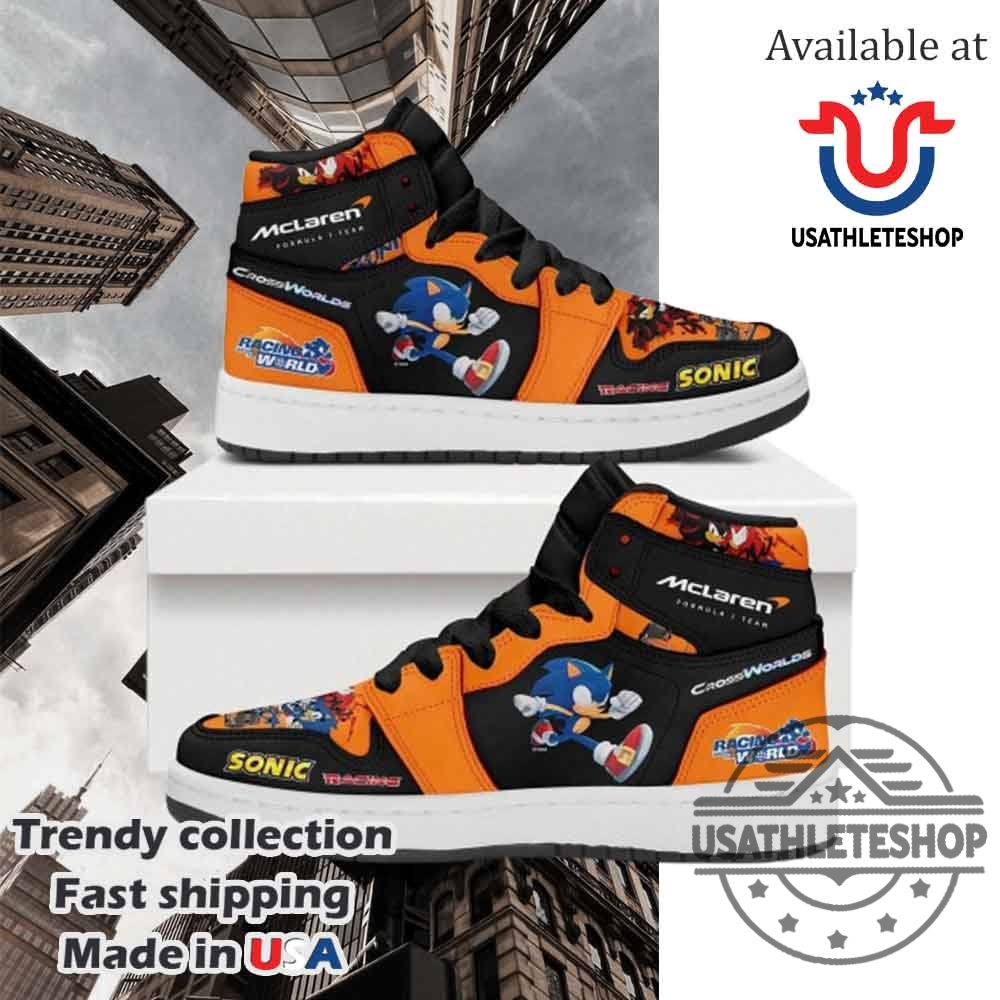 "Top Customized Sneakers: Unique Air Jordans and WWE Air Force 1s" 17 Mclaren X Sonic F1 Racing World Limited Edition Air Jordan 1