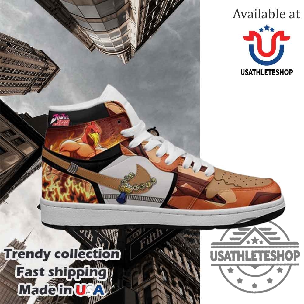 Mohammed Avdol Jojos Bizarre J1 Shoes 3 Mohammed Avdol Jojos Bizarre J1 Shoes usathleteshop 2