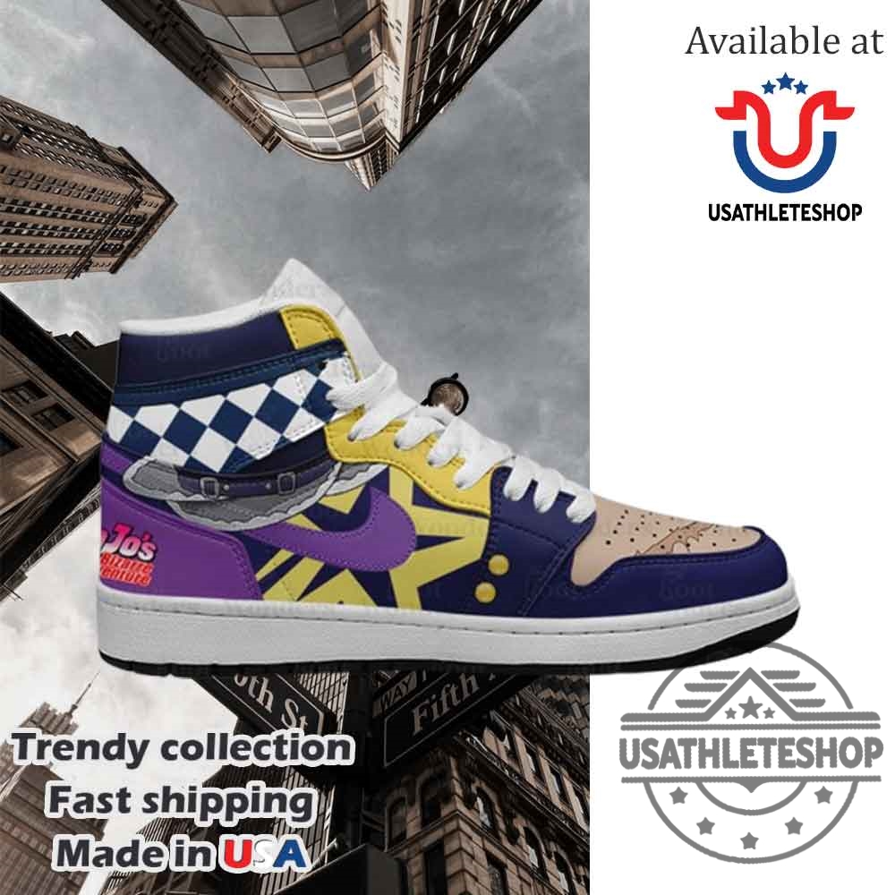 Robert E.A Speedwagon Jojos Bizarre J1 Shoes 3 Robert E.A Speedwagon Jojos Bizarre J1 Shoes usathleteshop 2
