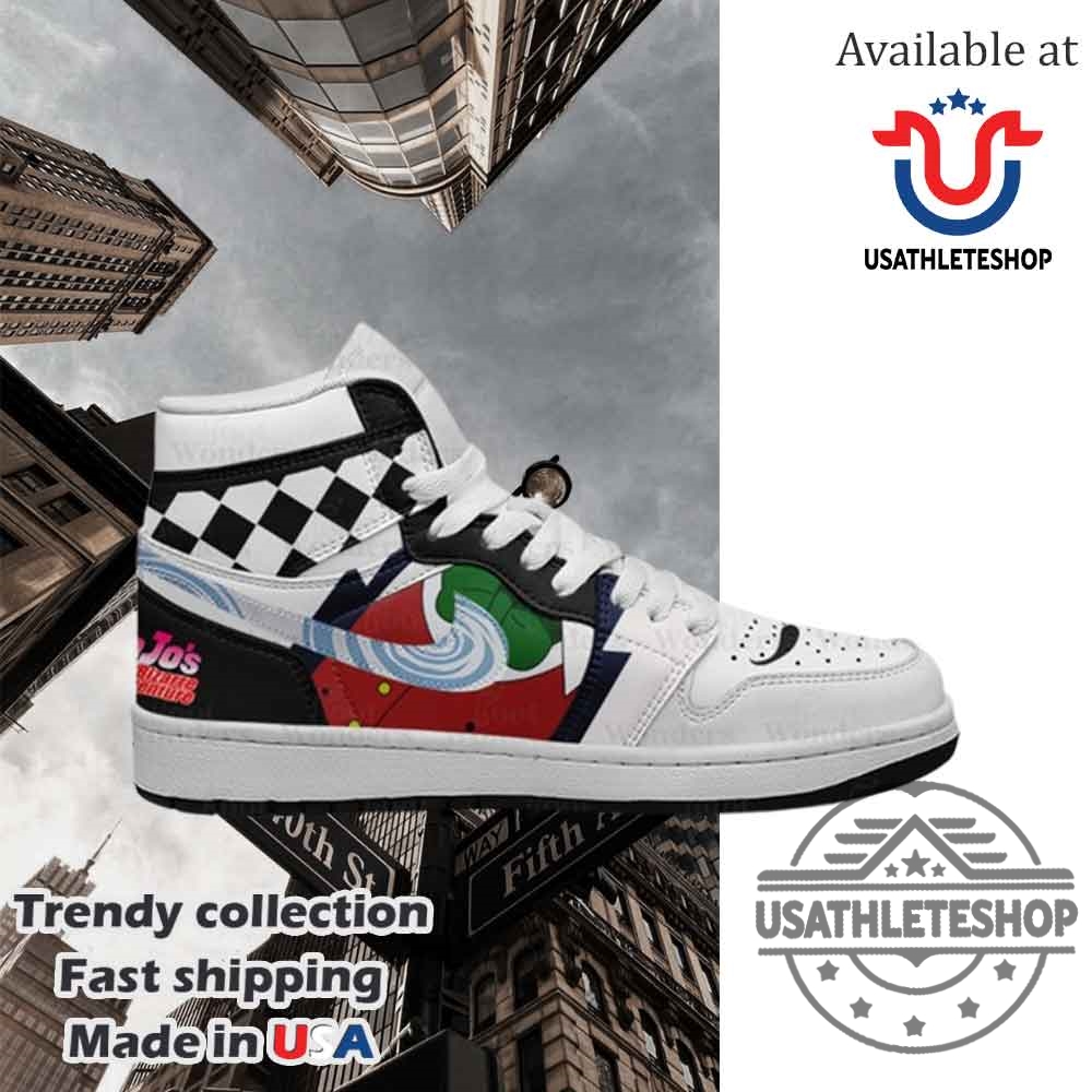 Will A.Zeppeli Jojos Bizarre J1 Shoes High Top 3 Will A.Zeppeli Jojos Bizarre J1 Shoes High Top usathleteshop 2