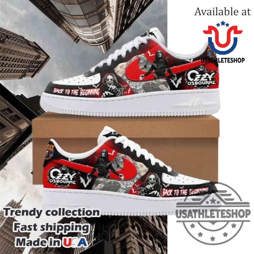 "Limited Edition Nike Air Force 1 and Hey Dude Shoes Collection 2025" 6 Ozzy Osbourne Back To The Beginning 2025 Limited Air Force 1 Shoes