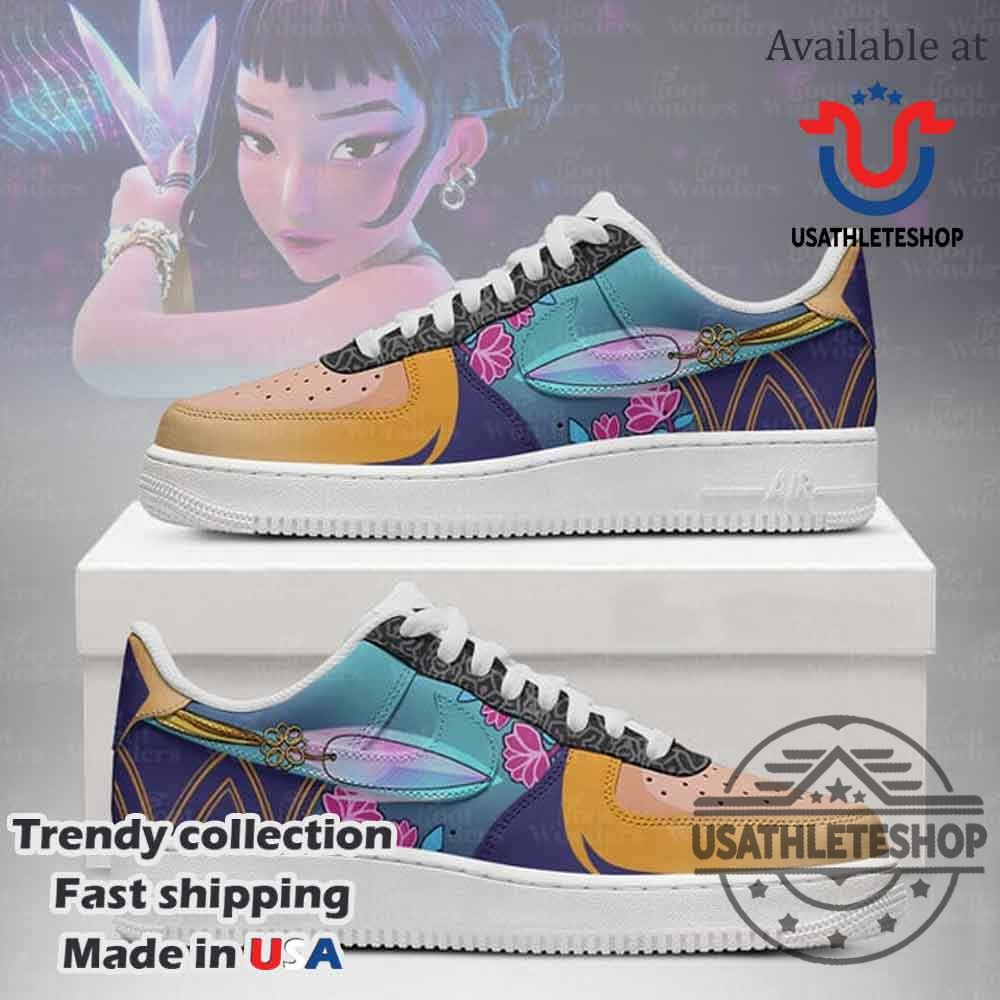 "Limited Edition Nike Air Force 1 and Hey Dude Shoes Collection 2025" 7 Zoey A Kpop Demon Hunters Nike Air Force 1 Low Top Shoes