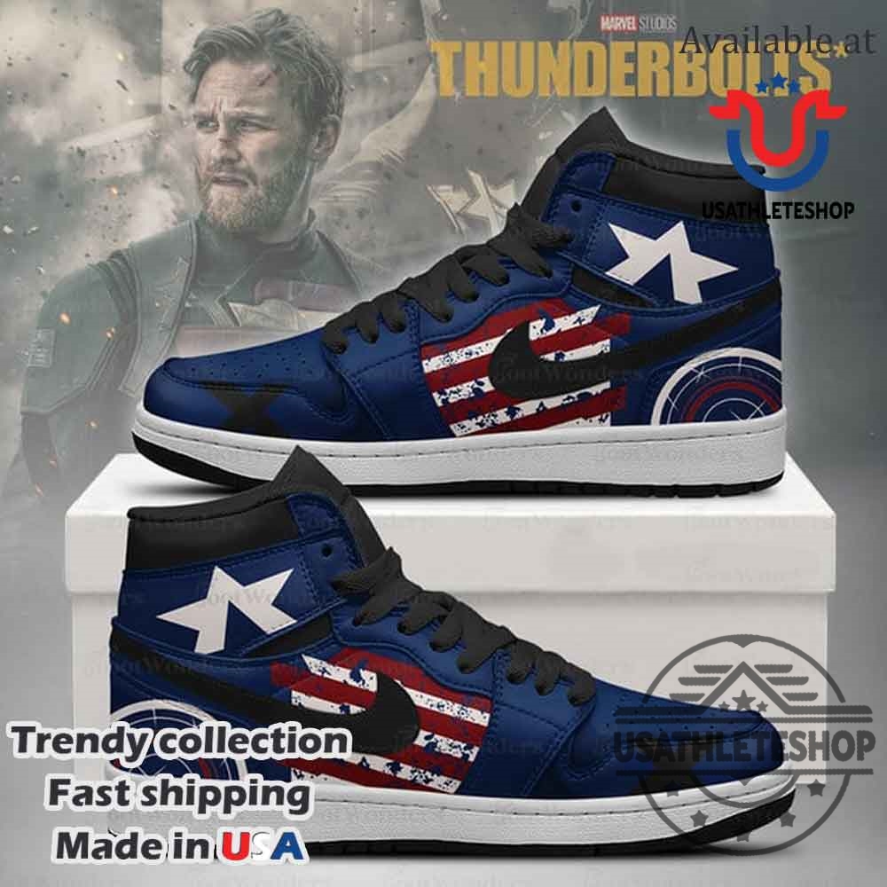 "Limited Edition Nike Air Force 1 and Hey Dude Shoes Collection 2025" 10 U.S. Agent Thunderbolts Jordan 1 High Top Shoes