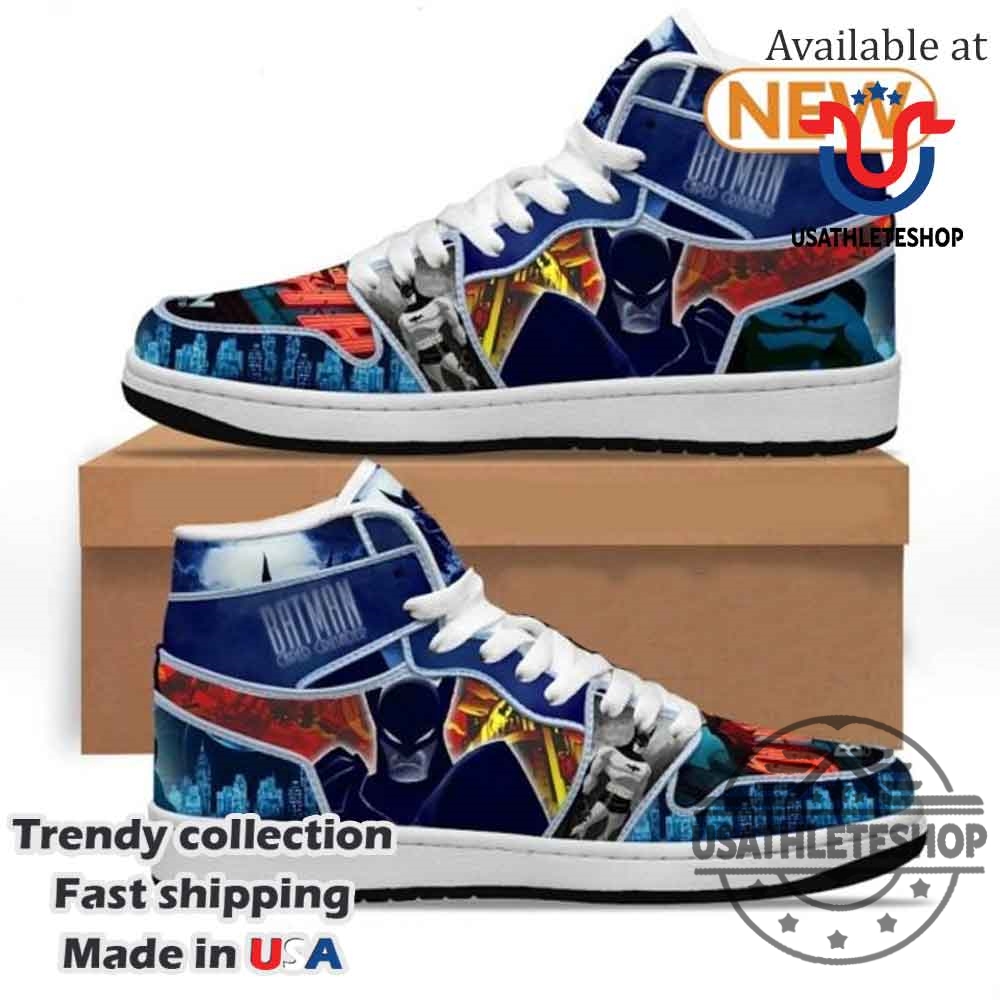 Batman Caped Crusade Air Jordan 1 Hightop Shoes 3 Batman Caped Crusade Air Jordan 1 Hightop Shoes