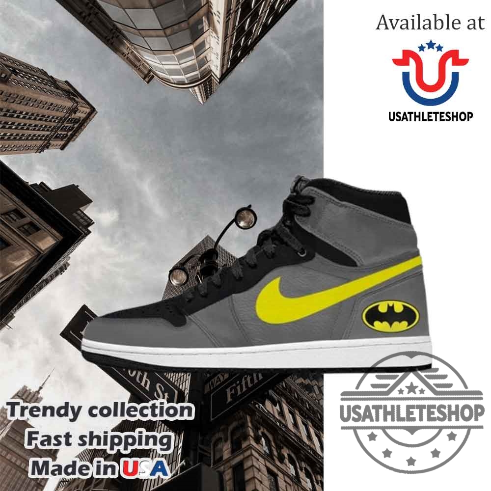 Batman Vs Robin Dc Air Jordan 1 Hightop Shoes 4 Batman vs Robin DC Air Jordan 1 Hightop Shoes