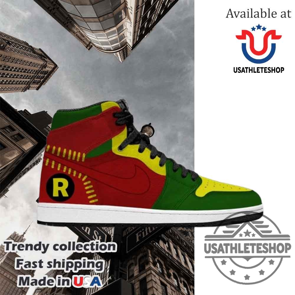 Batman Vs Robin Dc Air Jordan 1 Hightop Shoes 5 Batman vs Robin DC Air Jordan 1 Hightop Shoes