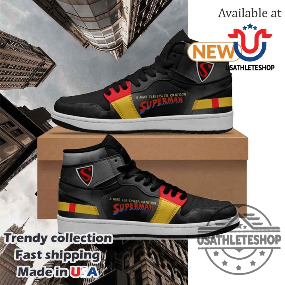 "Limited Edition Nike Air Force 1 and Hey Dude Shoes Collection 2025" 16 Classic Superman Fleischer Cartoon Inspired Hightop Sneakers