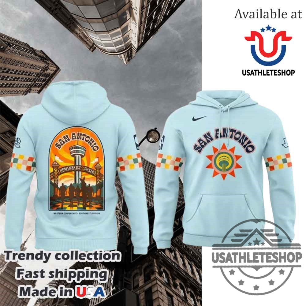 "Top Champion T-Shirts and Hoodies for Sports Fans in 2025" 7 San Antonio Nike Hoodie Hemisfair Parks Apparel