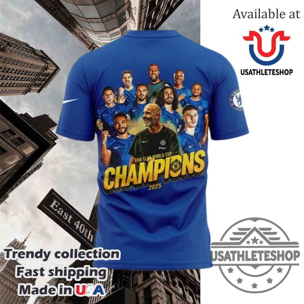 Chelsea Fc Club World Cup Champions 2025 Tshirt 7 Chelsea FC Club World Cup Champions 2025 T-Shirt